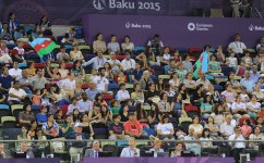 Qualifications in aerobic gymnastics, trampoline continue at Baku 2015