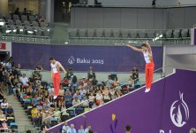 Qualifications in aerobic gymnastics, trampoline continue at Baku 2015