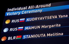 Russia grabs two medals in rhythmic gymnastics at Baku 2015