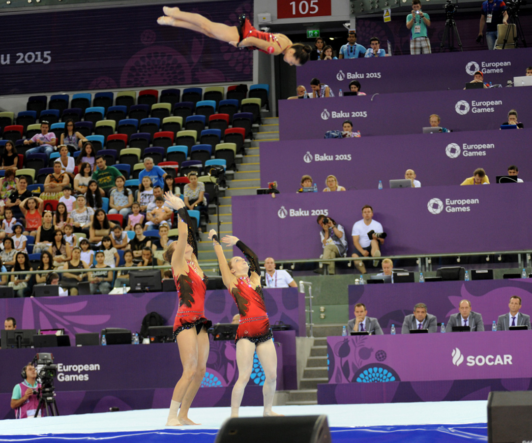 Baku 2015: Gymnastics Acrobatic Group All-Around Final kicks off (PHOTO)