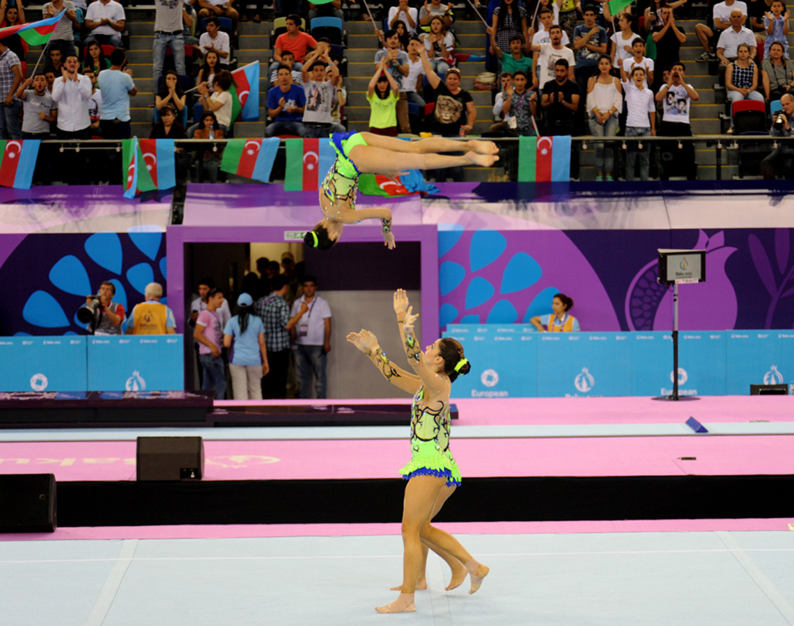 Baku 2015: Gymnastics Acrobatic Group All-Around Final kicks off (PHOTO)