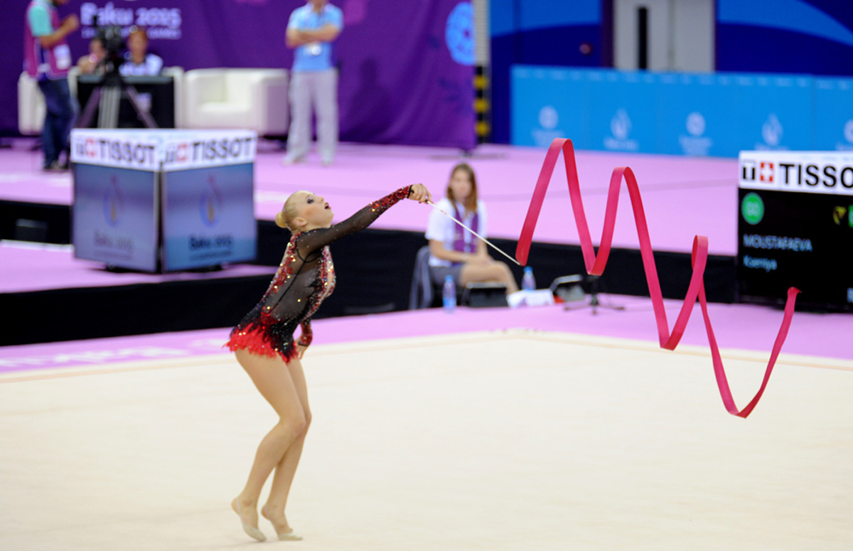 Baku 2015: Qualifications for rhythmic gymnastics held