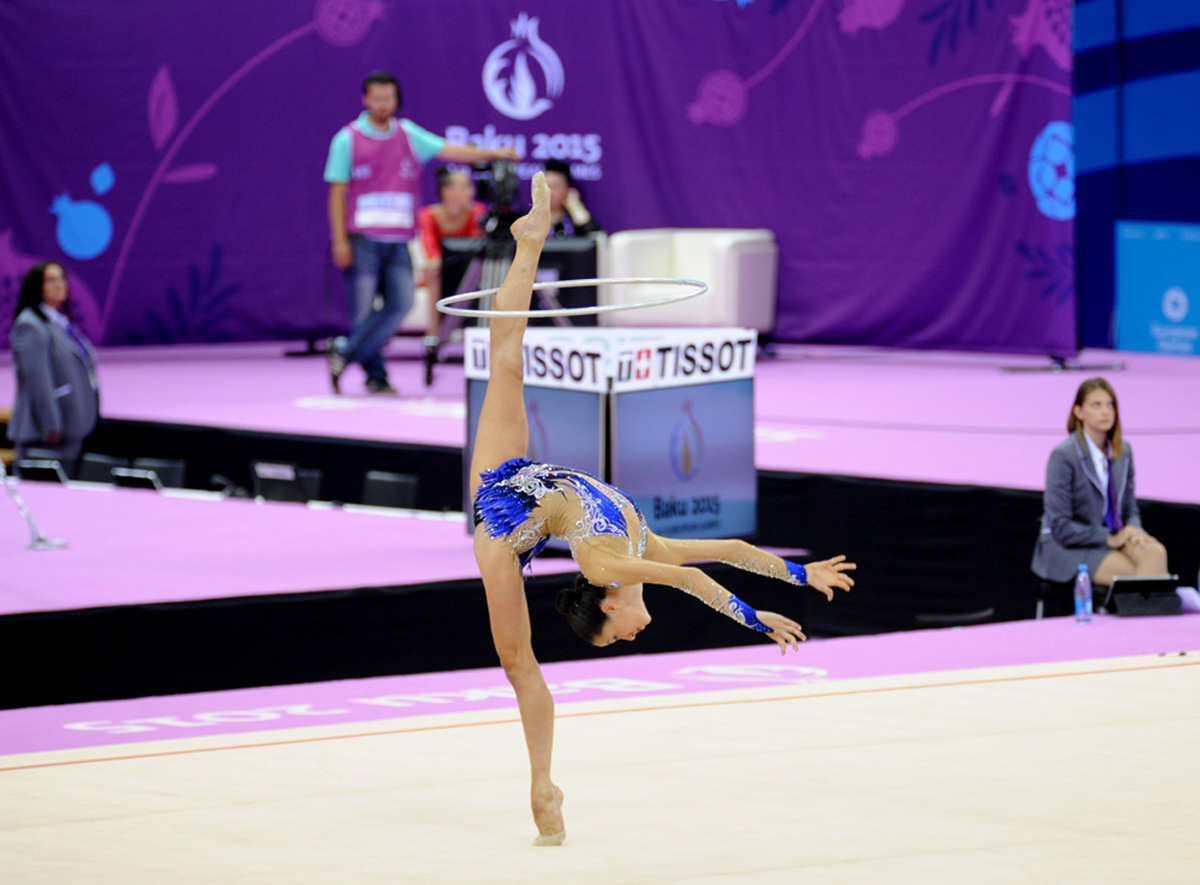 Baku 2015: Qualifications for rhythmic gymnastics held