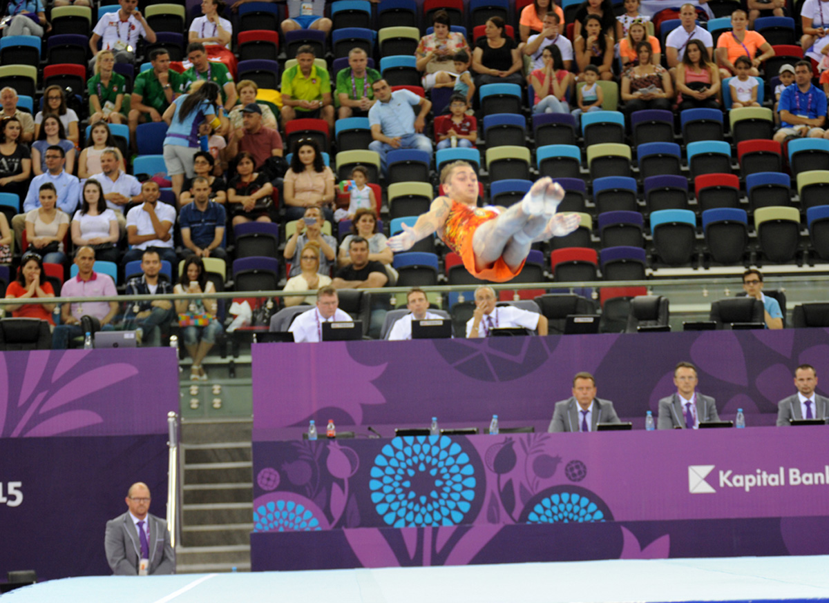 Azerbaijani gymnasts’ success at Baku 2015 (PHOTO)