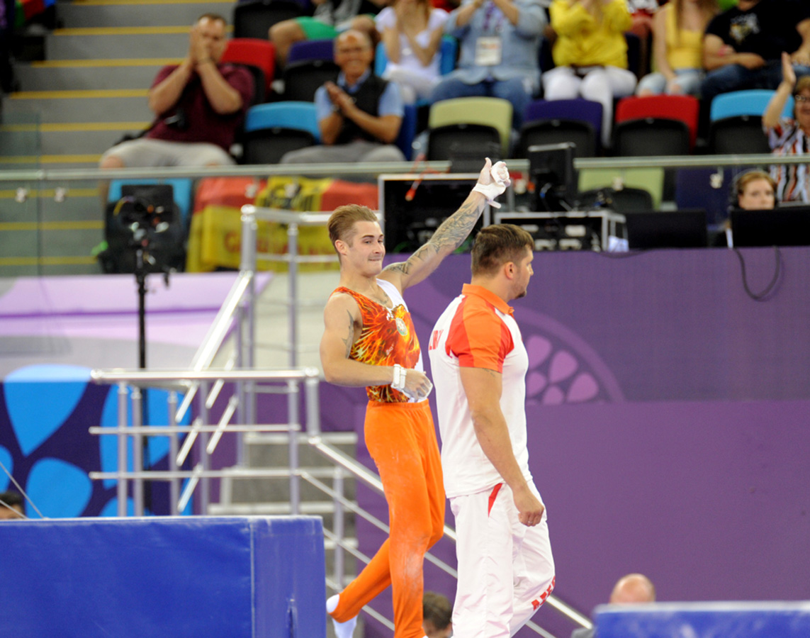Azerbaijani gymnasts’ success at Baku 2015 (PHOTO)