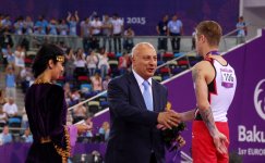 Прошла церемония награждения победителей по спортивной гимнастике на Евроиграх (ФОТО,ВИДЕО)
