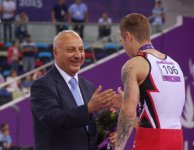 Прошла церемония награждения победителей по спортивной гимнастике на Евроиграх (ФОТО,ВИДЕО)