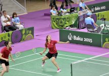 Badminton events continue at Baku 2015 (PHOTO)