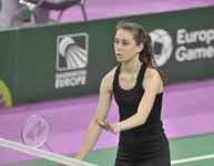 Badminton events continue at Baku 2015 (PHOTO)