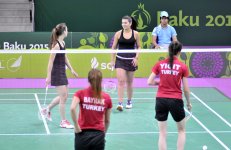 Badminton events continue at Baku 2015 (PHOTO)