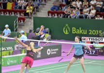 Badminton events continue at Baku 2015 (PHOTO)