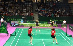Badminton events continue at Baku 2015 (PHOTO)