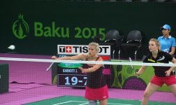 Badminton events continue at Baku 2015 (PHOTO)