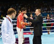 Президент Ильхам Алиев наградил боксеров, победивших на Евроиграх (ФОТО,ВИДЕО)