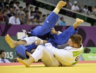 Третий азербайджанский дзюдоист вышел в 1/8 финала соревнований Евроигр (ФОТО)