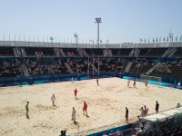 На Евроиграх стартовал финал по пляжному футболу среди мужчин