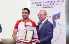 В Баку прошла церемония чествования паралимпийцев - медалистов Евроигр (ФОТО)