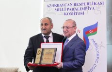 В Баку прошла церемония чествования паралимпийцев - медалистов Евроигр (ФОТО)