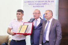 В Баку прошла церемония чествования паралимпийцев - медалистов Евроигр (ФОТО)