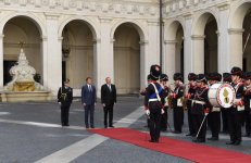 Президент Азербайджана провел встречу с премьер-министром Италии (ФОТО)