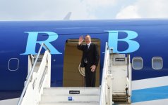 Президент Ильхам Алиев и его супруга приняли участие в «Национальном дне» на азербайджанском павильоне выставки "Milan Expo 2015"
