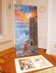 Азербайджанскому музею подарены картины израильских художников (ФОТО)