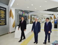 Президент Азербайджана принял участие в открытии очередного Центра Службы “ASAN“ в Баку