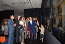 Azerbaijan's first lady attends opening ceremony of  “Azerbaijani Carpets in Art” exhibition in Cannes