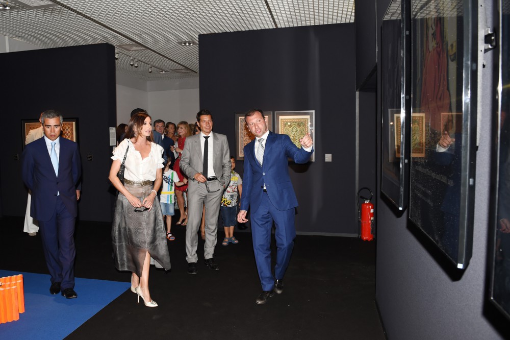 Azerbaijan's first lady attends opening ceremony of  “Azerbaijani Carpets in Art” exhibition in Cannes