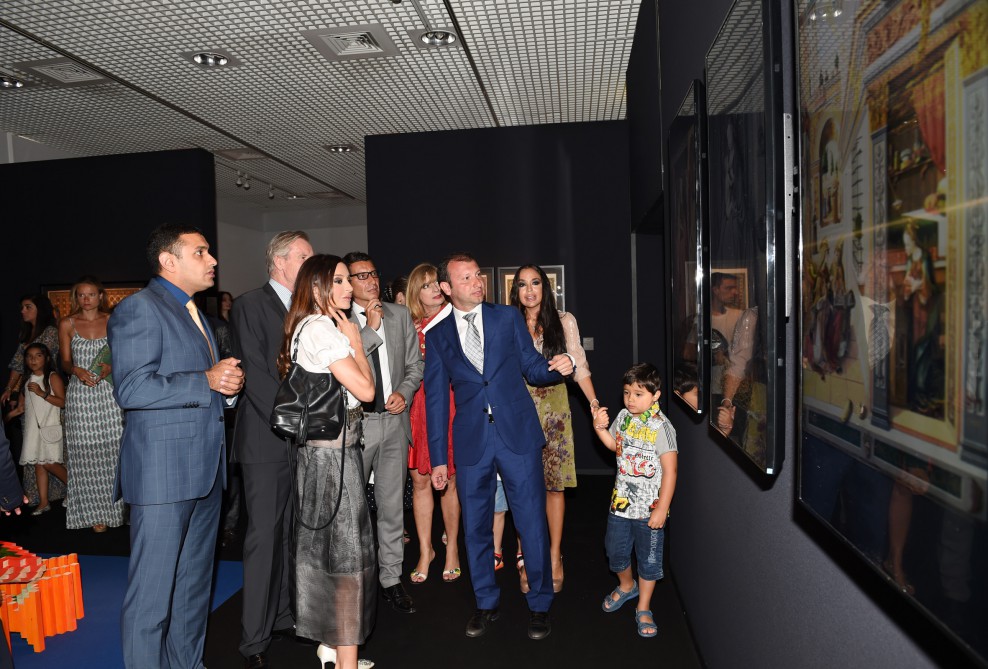 Azerbaijan's first lady attends opening ceremony of  “Azerbaijani Carpets in Art” exhibition in Cannes