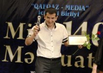 Корреспонденты АМИ Trend удостоены премии "Кавказ-Медиа" (ФОТО)
