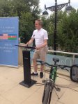 Посол США в Азербайджане принял участие в велопробеге в Баку (ФОТО)