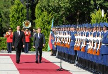 В Баку состоялась церемония официальной встречи президента Совета Европейского Союза (ФОТО)