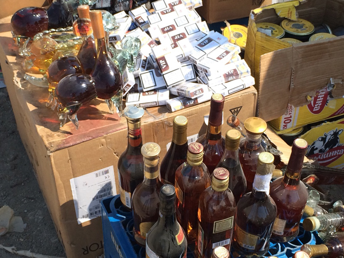 В Азербайджане уничтожена продукция армянского производства