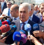 Баку принял первый поезд по Транскаспийскому транспортному маршруту  (ФОТО)