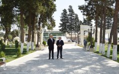 Президент Ильхам Алиев принял участие в открытии парка-бульвара им. Гейдара Алиева в городе Гектепе