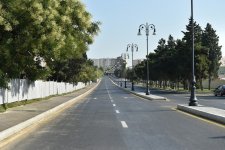 Президент Ильхам Алиев ознакомился с состоянием ряда улиц в Баку