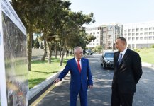 Президент Ильхам Алиев ознакомился с состоянием ряда улиц в Баку