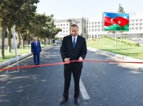 Президент Ильхам Алиев ознакомился с состоянием ряда улиц в Баку