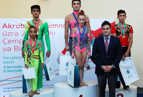 22nd Baku acrobatic gymnastics championship completes (PHOTO)