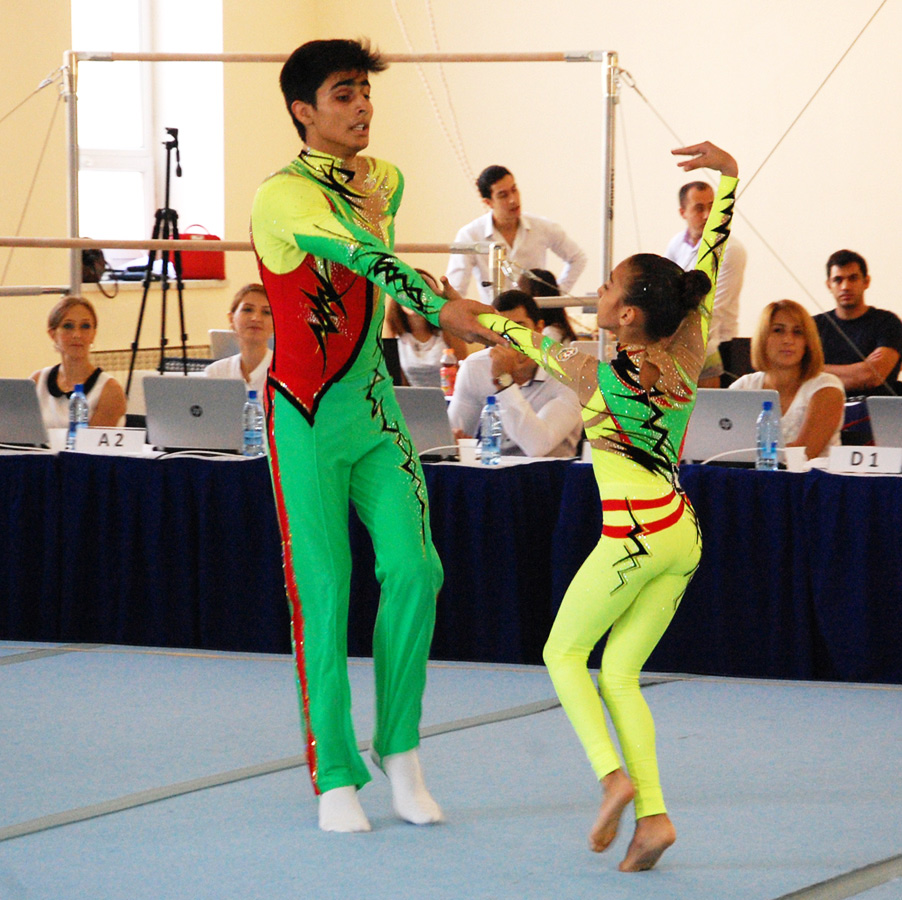 22nd Baku acrobatic gymnastics championship completes (PHOTO)
