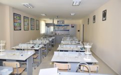 Azerbaijani president reviews Technical and Humanitarian Lyceum after repair