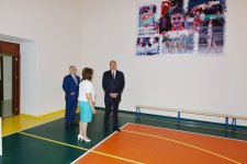 Azerbaijani president reviews Technical and Humanitarian Lyceum after repair