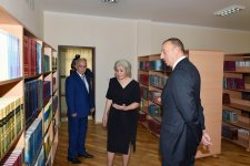 Azerbaijani president reviews school-lyceum No. 264 after repair in Baku