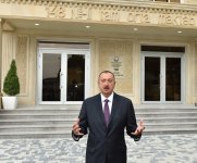 President Ilham Aliyev reviews school No. 148 after reconstruction in Baku