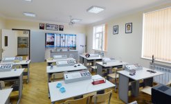President Ilham Aliyev reviews school No. 148 after reconstruction in Baku