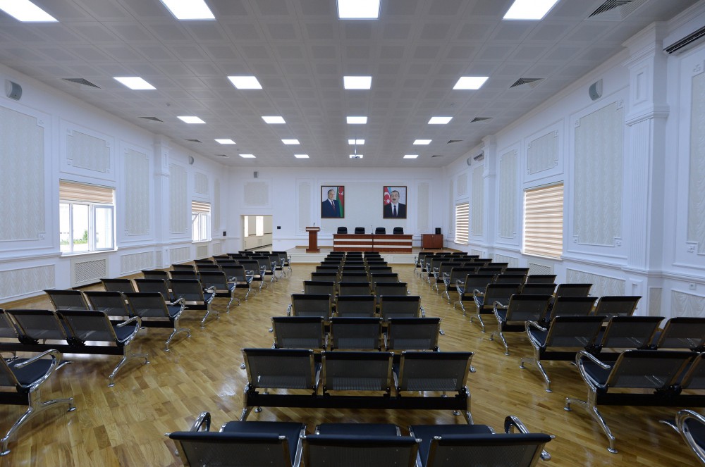 President Ilham Aliyev reviews school No. 148 after reconstruction in Baku