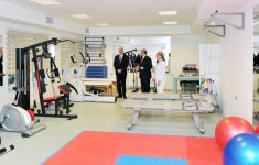 Ilham Aliyev reviews Rehabilitation Center for Disabled after repair in Baku