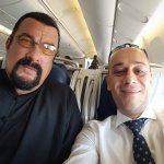 Стивен Сигал в Баку: прогулка по Ичери Шехер (ФОТО)