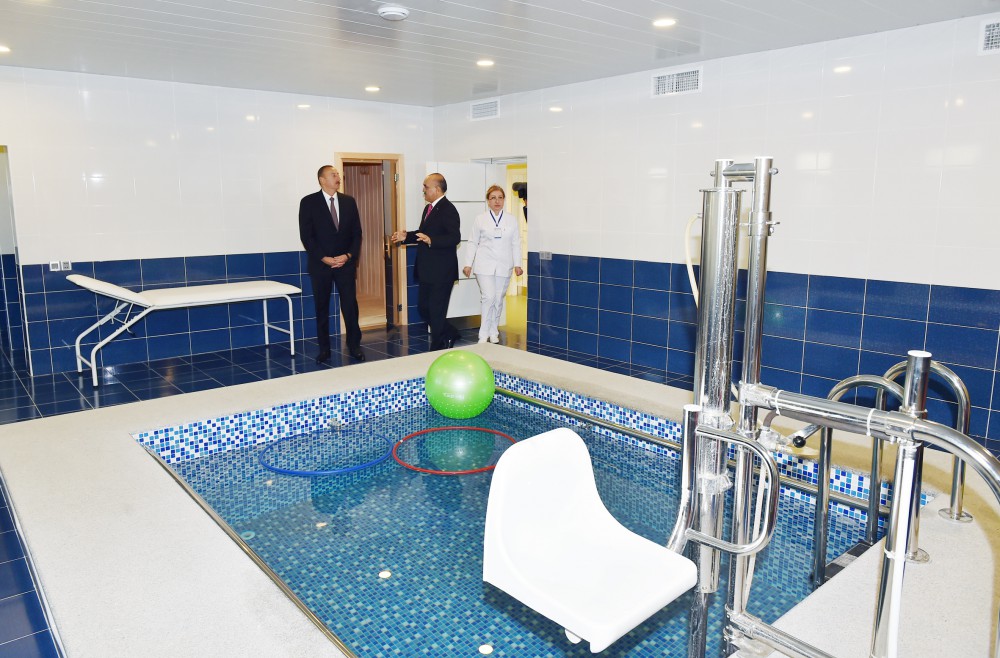 Ilham Aliyev reviews Rehabilitation Center for Disabled after repair in Baku